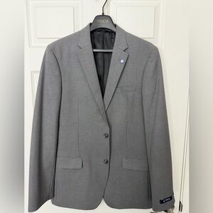Ben Sherman Gray Checkered Suit